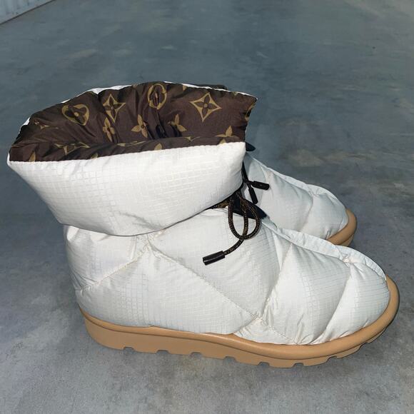 LOUIS VUITTON Nylon Monogram Pillow Comfort Ankle Boot 38 Brand new - Picture 10 of 13